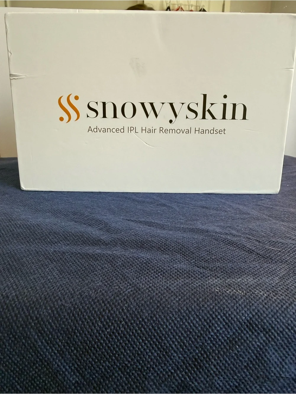 SnowySkin Advanced IPL Hair Removal Handset White Gold At Home Device Open Box